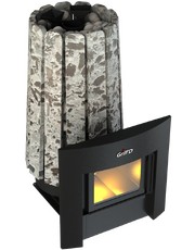 Банная печь Grill'D Cometa Vega 180 Window Stone Pro (Серпентинит)